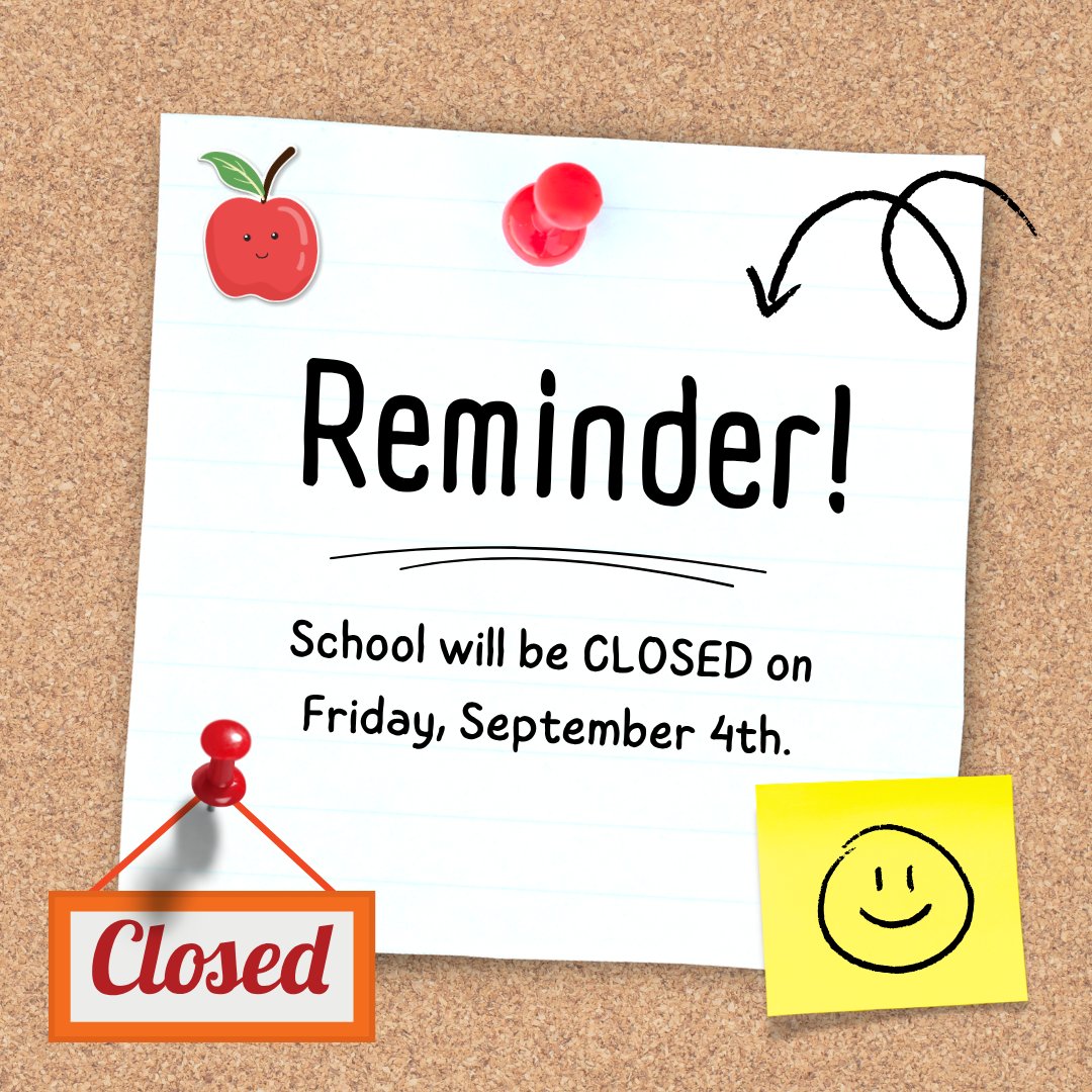 School Closed - 9/4/26